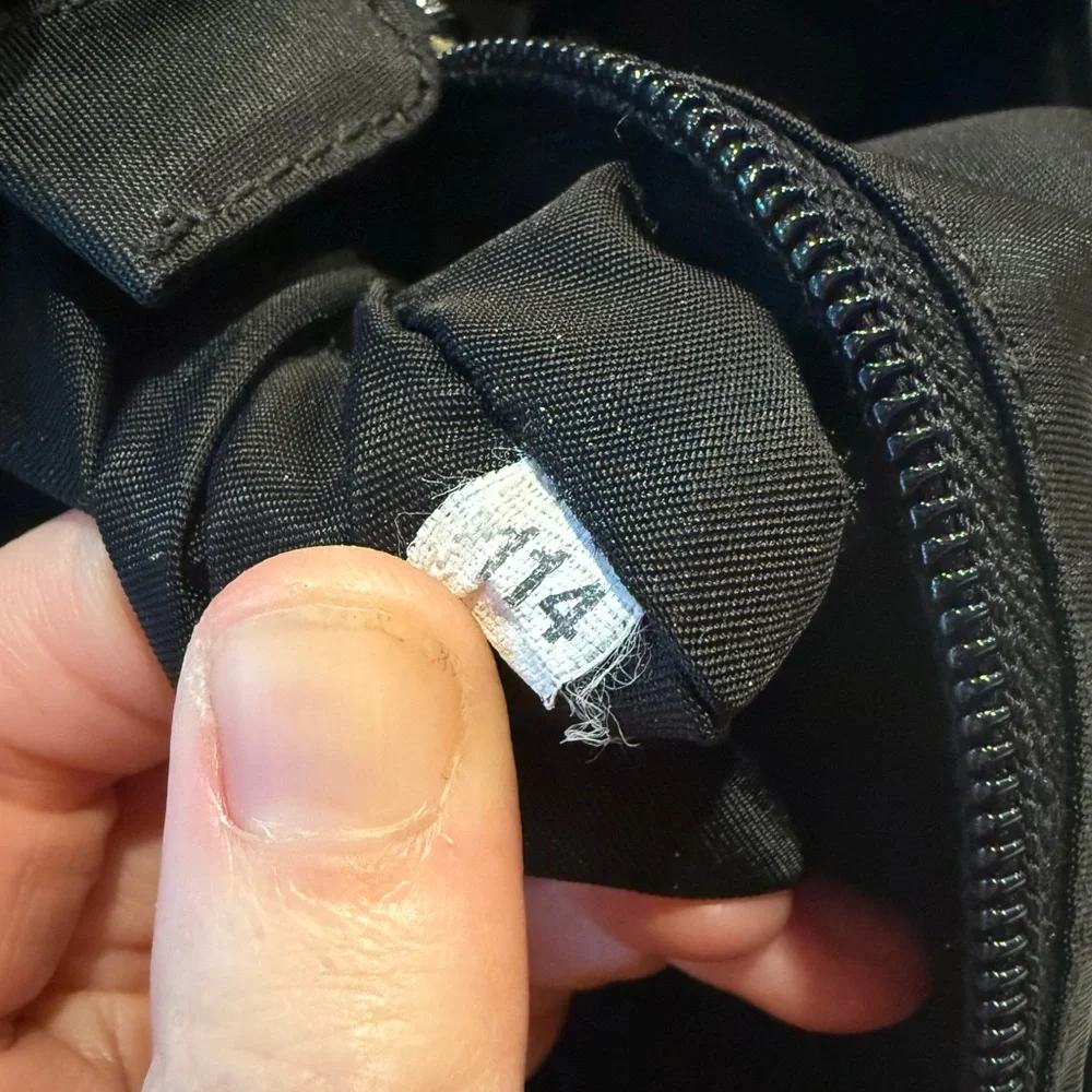 Prada Black Leather& Canvas Tote Bag - Picture 7 of 13